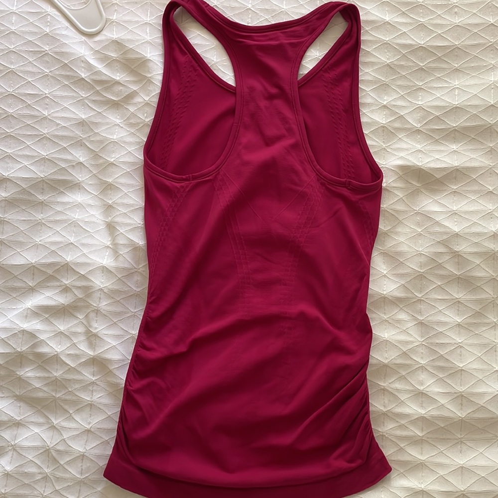 Athleta Raspberry Racerback Tank — Size XS - Picture 4 of 4